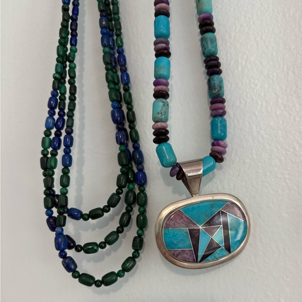 Turquoise & Lapis Necklace